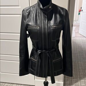 Stylish Black Leather Jacket